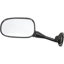 Emgo Factory-Style Replacement Mirror - 20-87024 - Rectangle - Carbon Fiber