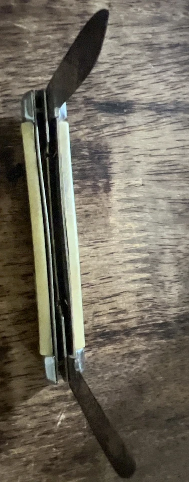 Navaja de bolsillo vintage para piezas o reparaciones corte sierra 2 hojas  Foto 3 de 4