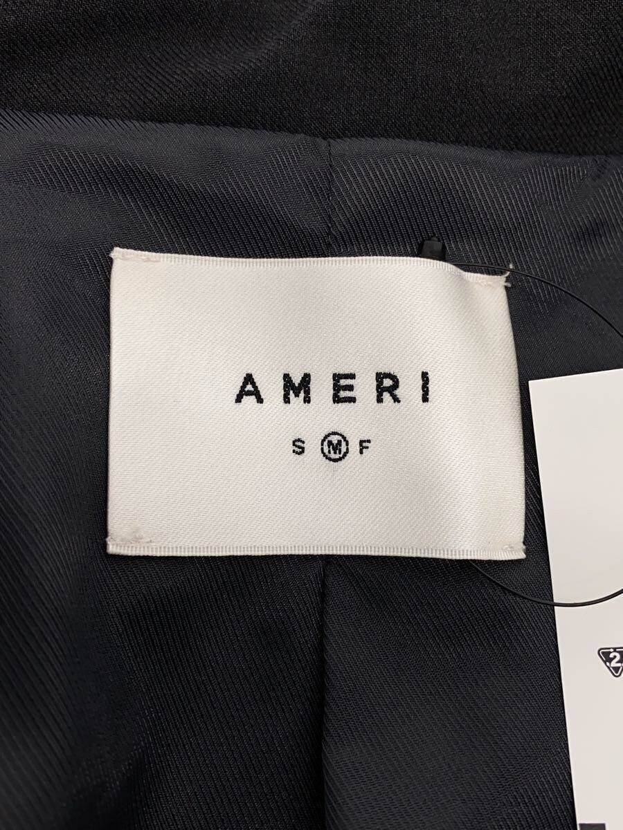 AMERI Coat M Polyester Gray Solid Casual Long Sle… - image 3