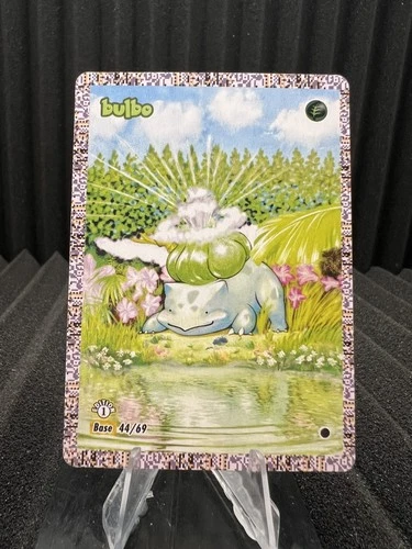 Bulbo (Bulbasaur) 44/69 - Dittomon Base Set First Edition Fan Art Pokemon