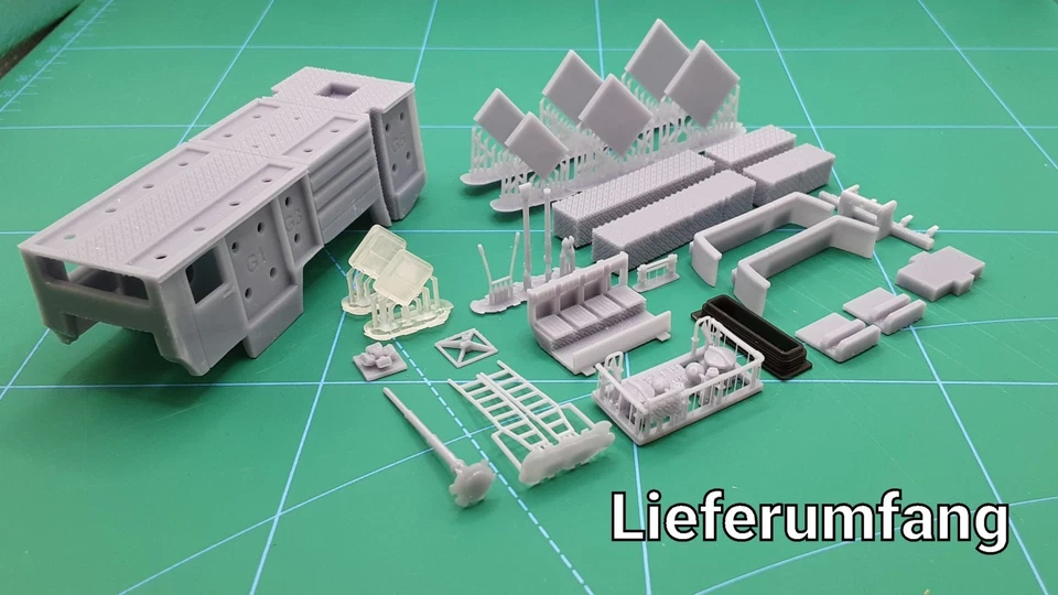 Umbausatz 1:87 / Vorbild HLF 24-50-5 FF Dietzenbach / 3d-Resindruck - Bild 2 von 4