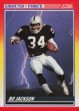1990 Score Ground Force Football Card #330 Bo Jackson RB Oakland Raiders