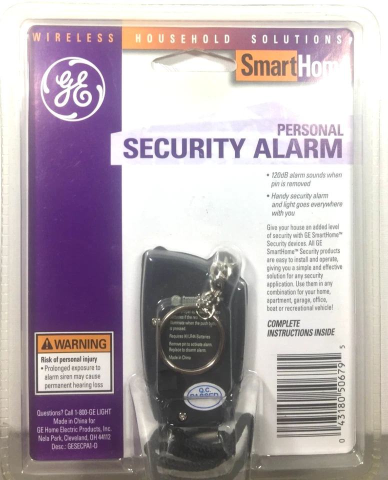 GE SmartHome Personal Security Alarm GESECPA1-D New Sealed With Batteries - Image 2 of 4