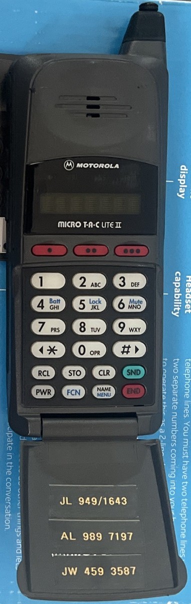 Motorola Micro T.A.C Lite 2, Vintage, Military, Rare, MegaPhone