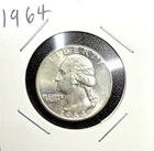 1964 Washington Quarter – Last Year of 90% Silver Issue