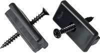 Wpc Clips 6Mm FüR Terrassen Versteckte Befestigung Schwarz 100 StüCk
