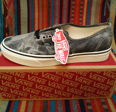 Vans Authentic (Denim Destroy) Blkmrshmlw Mens 9 Vietnam made