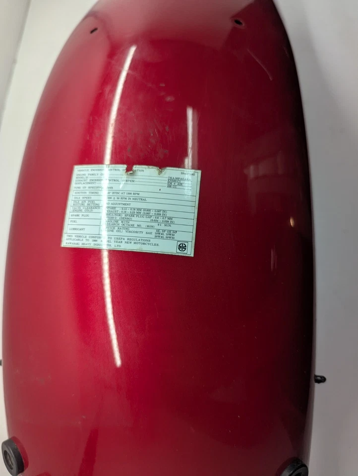 Guardabarros trasero Kawasaki Vulcan 500 En500 1996-2009 OEM 1996-2009 Foto 4 de 4