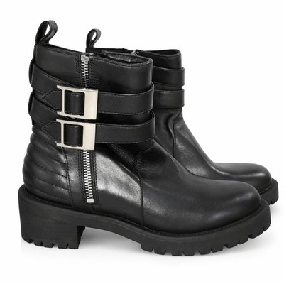 Blondo Mable Black Leather Waterproof Moto Boots Women's Size 5.5 M NEW