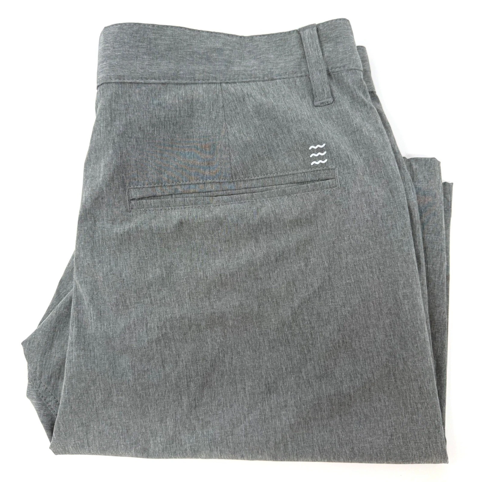 Free Fly Mens Size 30 Charcoal Gray Heathered Hybrid Shorts Quick Dry Stretch