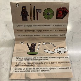 LEGO NINJAGO: Cole 2170 100% Complete w 5 Cards & Manual