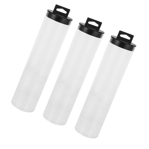 3 Pcs Transparent Ball Holder with Lid Training Storage Container - Picture 5 of 20