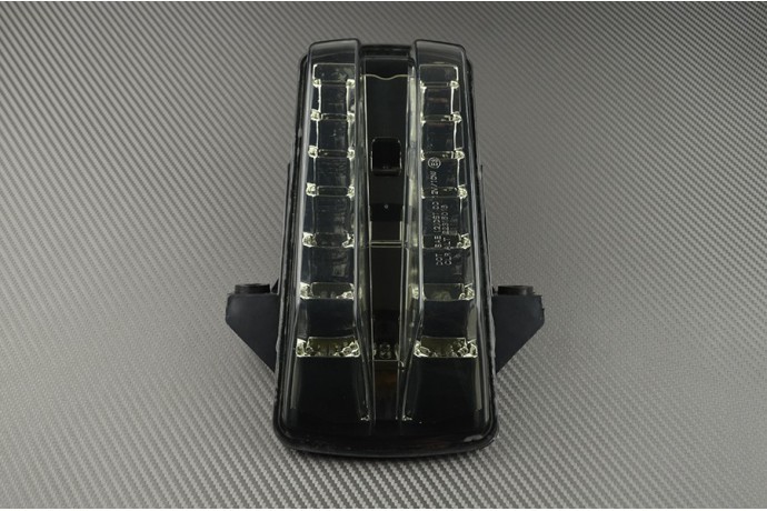 Feu arrière fumé noir haute étanchéité avec clignotants pour Suzuki SV1000S