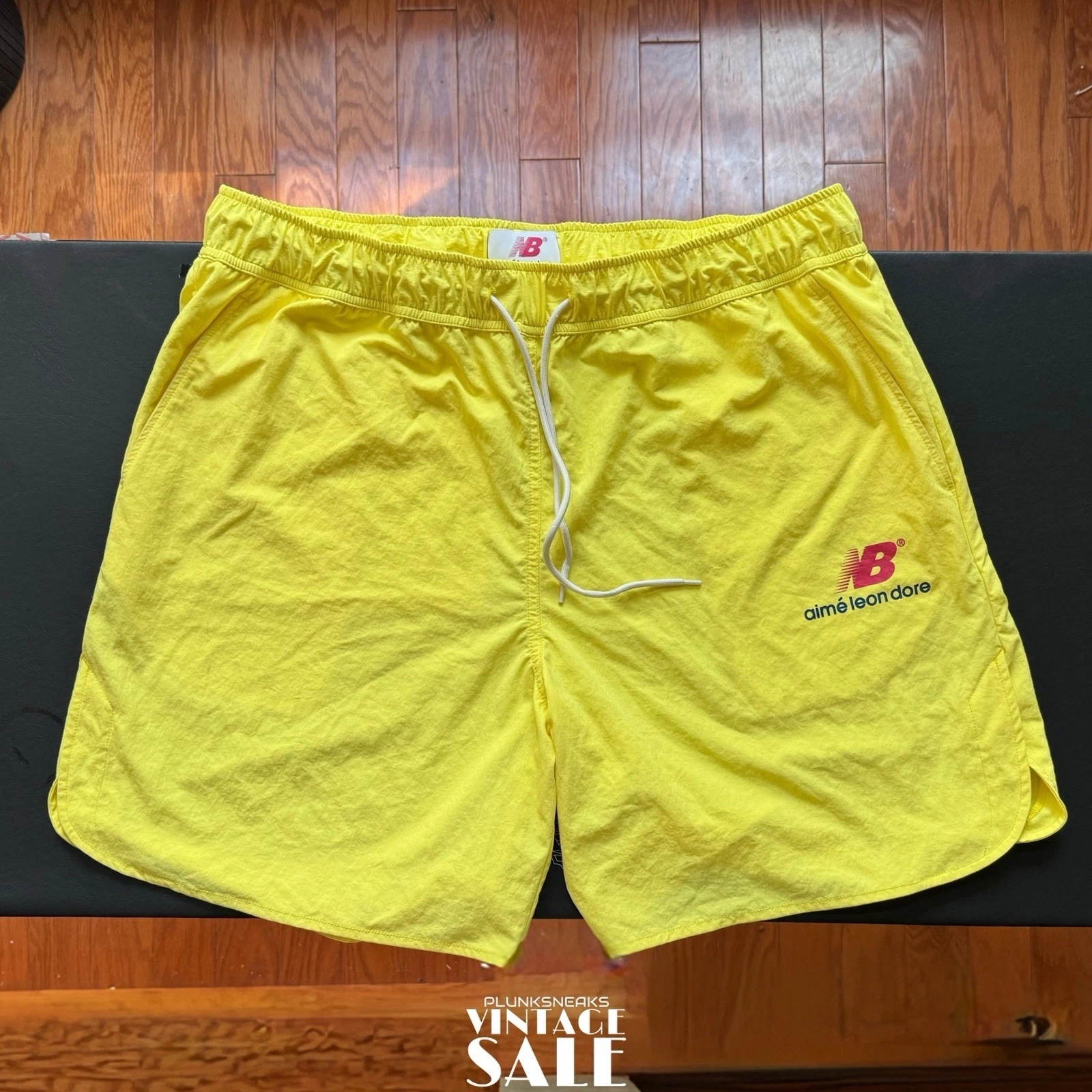Aimé Leon Dore New Balance 997 Nylon Short • 2XL • Yellow • 2019 • SHIPS TODAY