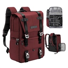 K F CONCEPT Camera Backpack Extra Large Camera Bag for Photographer w/ Raincover