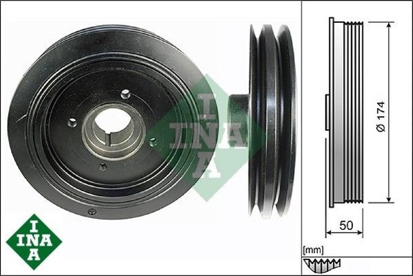 Ina 544010710 Riemenscheibe FüR Kurbelwelle Riemenscheibe Kurbelwelle-image