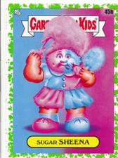 45b SUGAR SHEENA 2021 GPK Garbage Pail Kids Food Fight BOOGER GREEN