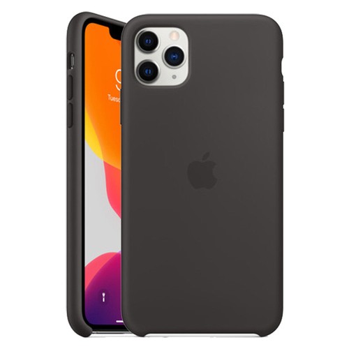 Official Apple Silicone Rear Case Cover for Apple iPhone 11 Pro Max - Black - 第 2/6 張圖片