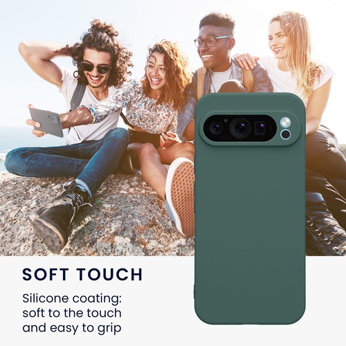 Matowe wykończenie etui do Google Pixel 9 Pro XL z ochroną aparatu - Zdjęcie 4 z 8