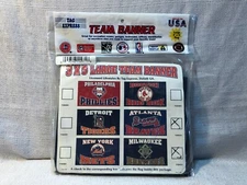 Atlanta Braves Baseball Large Tag Express 3' X 5' Team Banner Decoration