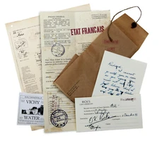 Casablanca letters of transit Humphrey Bogart by Magnoli Props