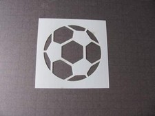 Soccer Ball 8"  Mylar Stencil Art Airbrush Paint Reusable Durable L30