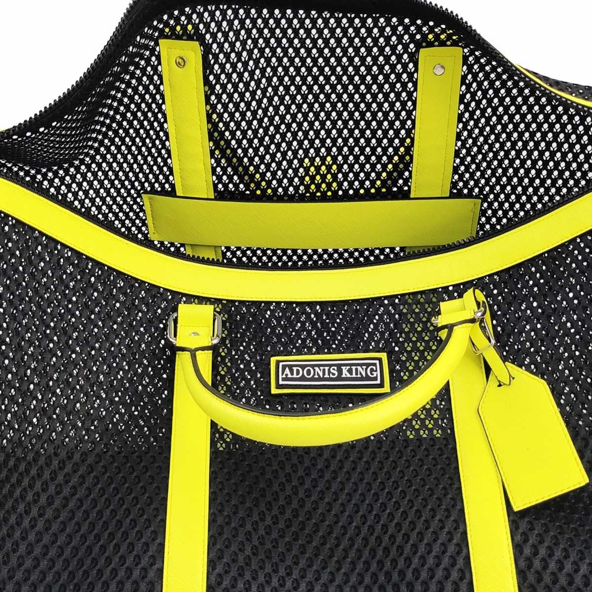 Reebok OS W Grip Fitness & Training Duffle Sport bag in Teal Green Yellow