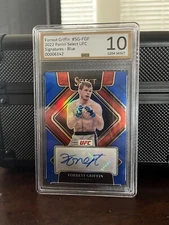 2022 Select Forrest Griffin Autograph Blue /49 DCI 10 Graded