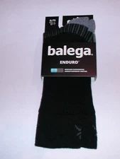 Balega Enduro Medium Cushion Unisex Crew Socks Men's Size XL Black NWT