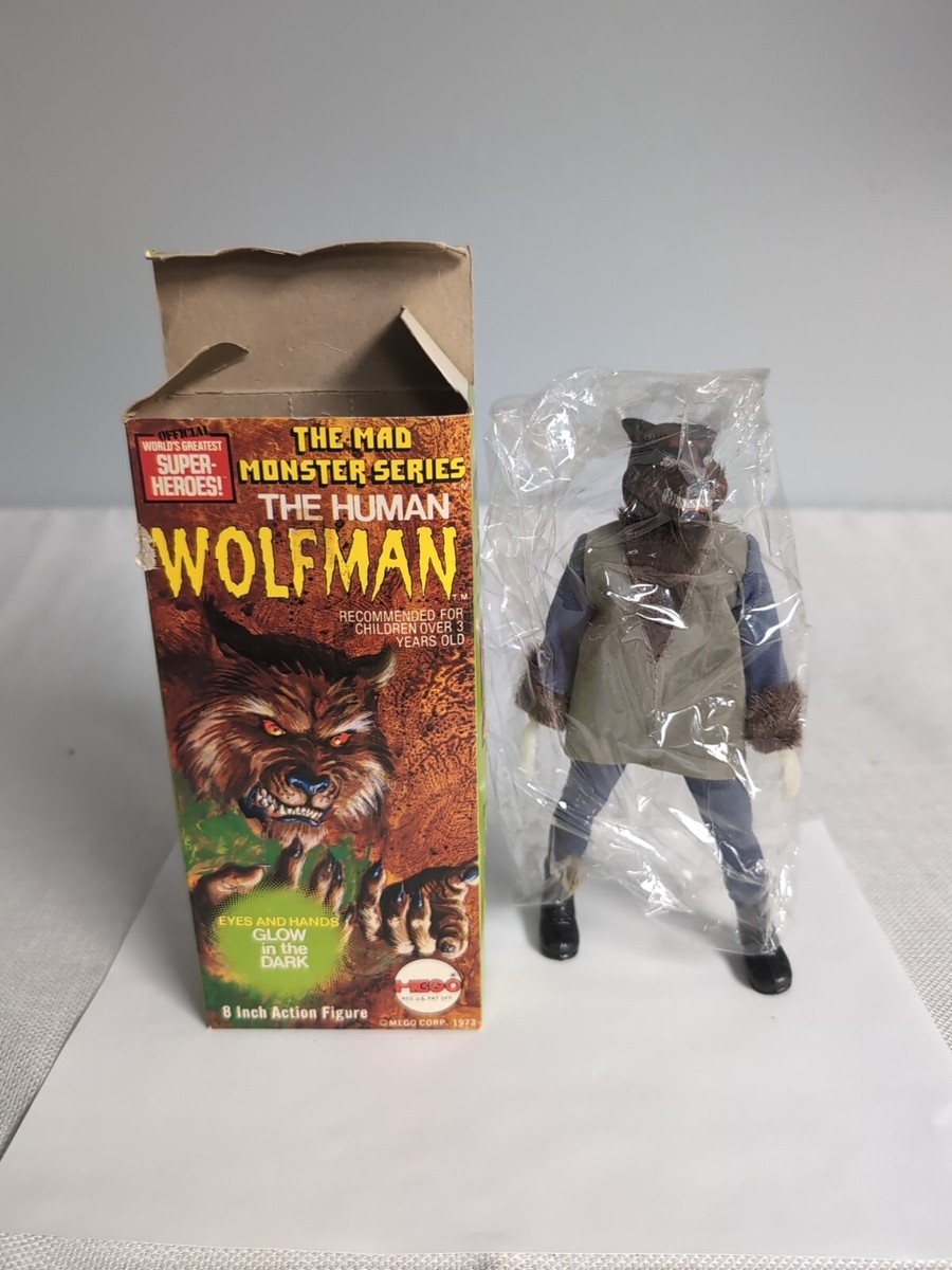Vintage 1974 Mego Wolfman Mad Monsters Original Action