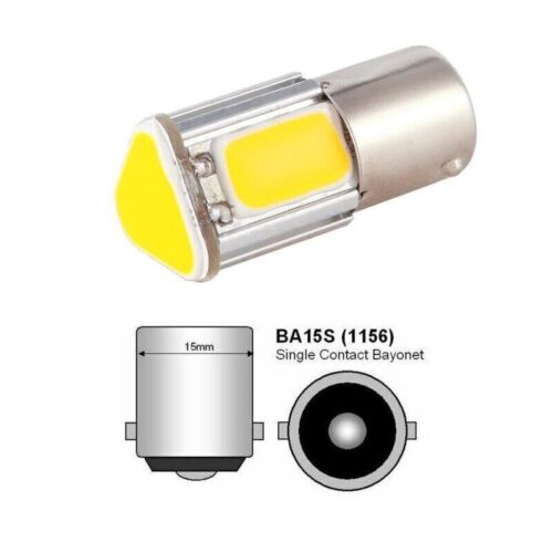 1x P21/5W COB LED 1156 1157 BAY15D BA15S Auto Glühbirne Rückfahrbremse Rücklicht - Picture 9 of 9