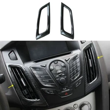 For Ford Focus RS ST Carbon fiber color dashboard air conditioner vent Trim