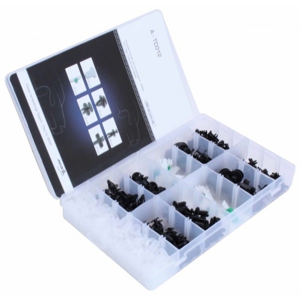 KFZ Befestigung Clips Spreiznieten Sortiment Box 290Tlg. Universal Clip Auto BMW-image