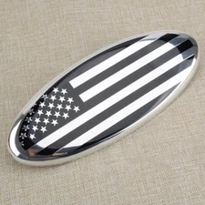 9inch For Ford F150 F250 American Flag Front Grille Tailgate Oval Badge Emblem