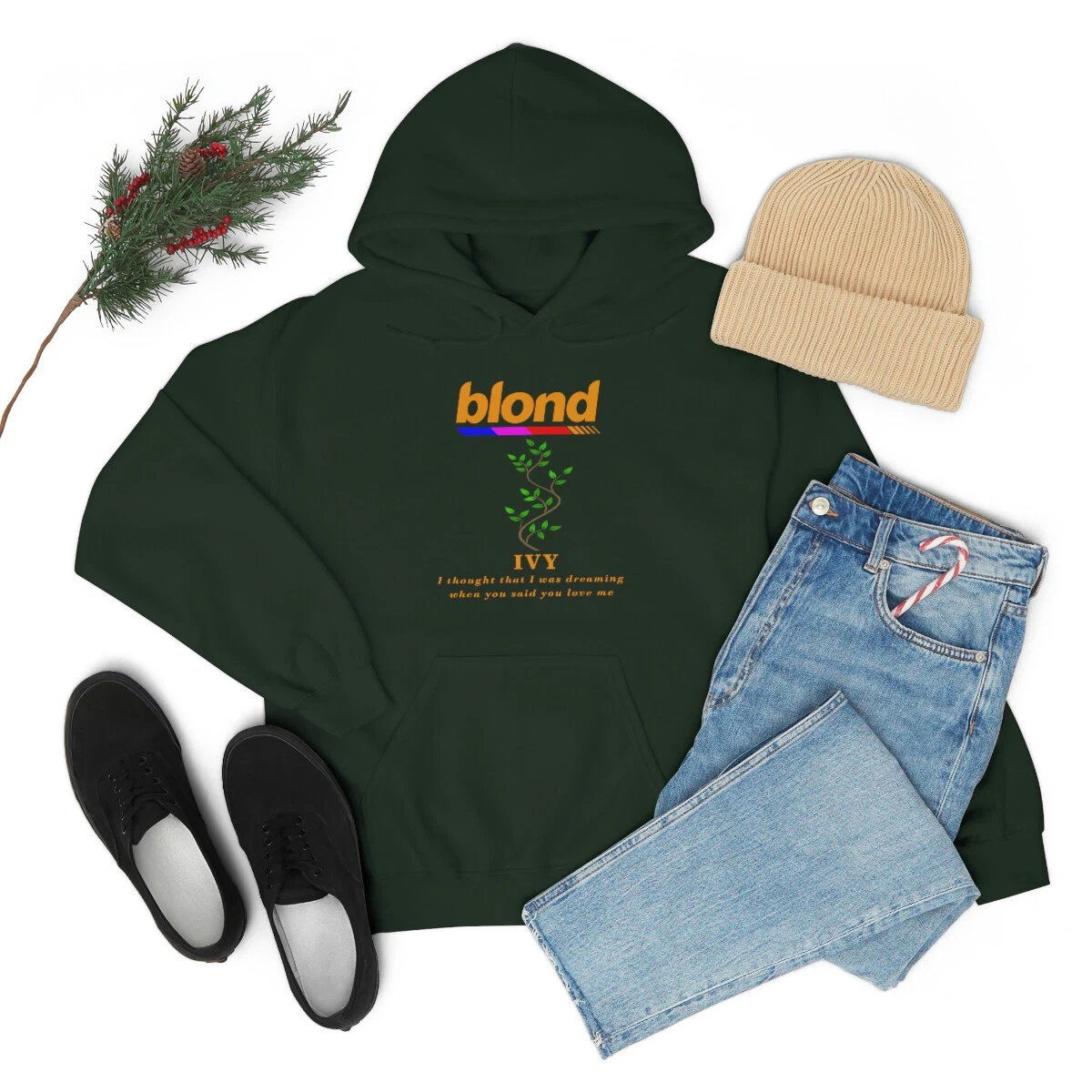 Frank Ocean Blond Ivy Pullover Hoodie Vintage