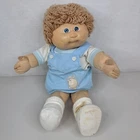 Vintage Cabbage Patch Kid Doll Coleco Boy Wheat Loops Blue Eyes 1984 HM4