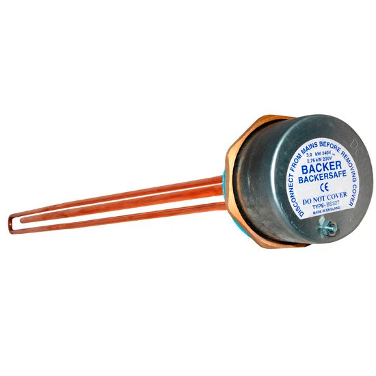 Backer Backersafe 27 Immersion Heater Complete with thermostat- BAK327  5051396091825 | eBay