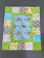 Handmade Baby Quilt, Noah's Ark, 28" x 35"