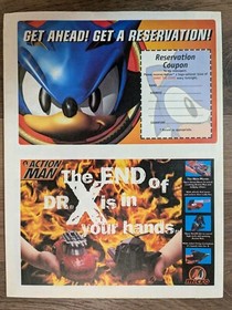 Sonic the Comic #108 UK - Claris Nights Into Dreams Sega Saturn Videogame Pin-Up