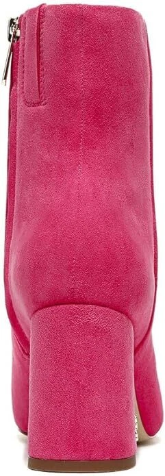 Sam Edelman Fawn Dahlia Rosa Tacón Bloque Puntera Cuadrada Moda Botines (Anchos) Foto 3 de 4