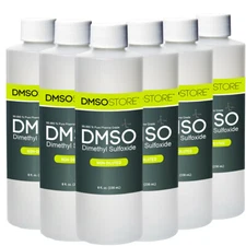 DMSO 8 oz. 6 Bottle Special Non-diluted 99.995% Low odor Dimethyl Sulfoxide 