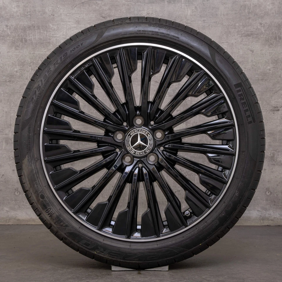 Mercedes CLE AMG llantas 19 pulgadas C236 A236 ruedas de verano A2364011900 - Imagen 3 de 4