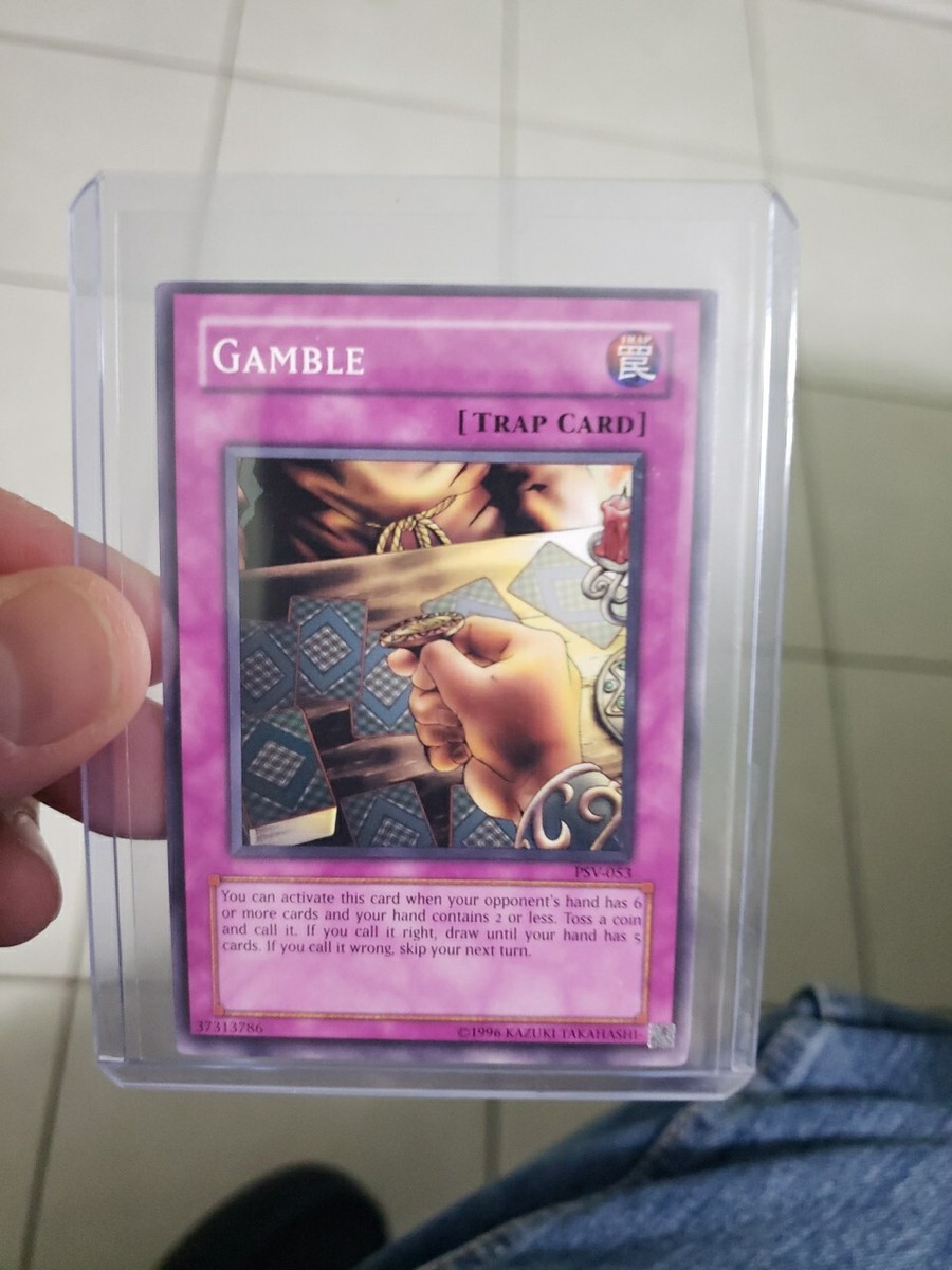 Yu-Gi-Oh! Gamble Trap Card (PSV-053 Common – Unlimited Edition)