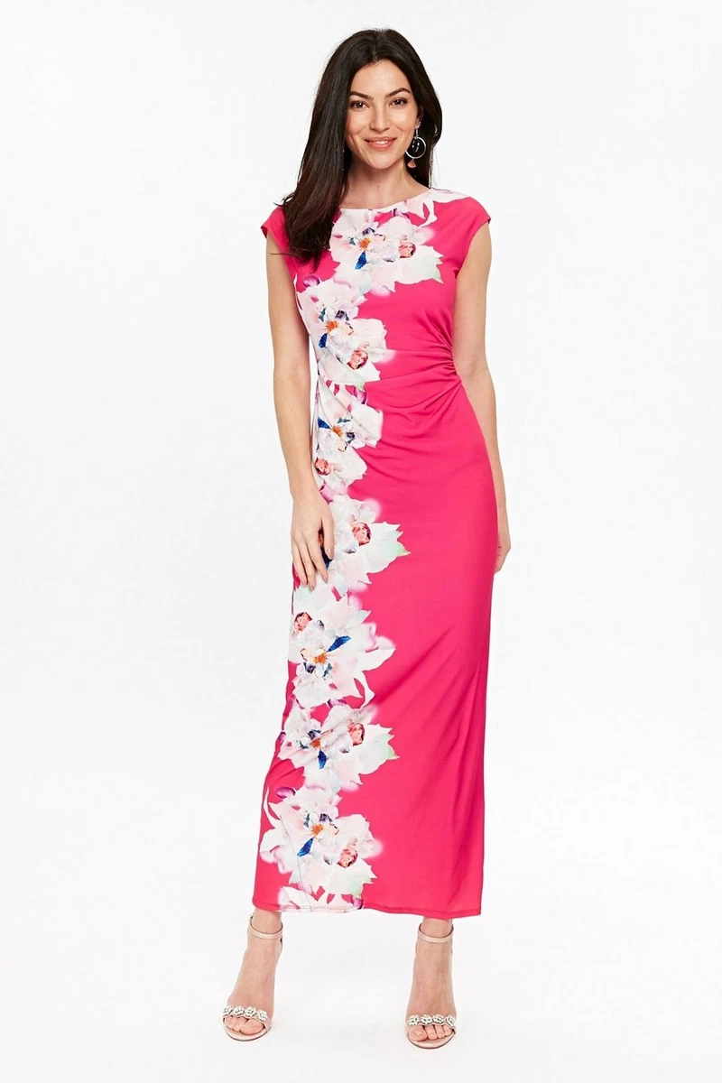 Wallis pink floral dress cheap