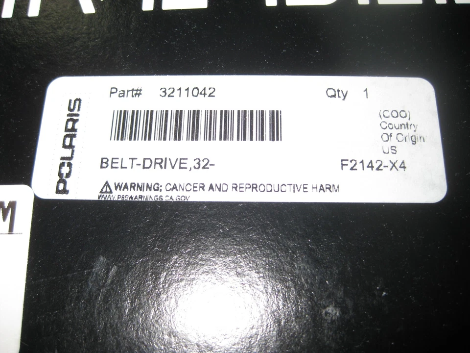 Polaris 3211042 OEM Drive Belt 1985-1997 Snowmobile Made in USA Genuine Original - Image 3 of 3
