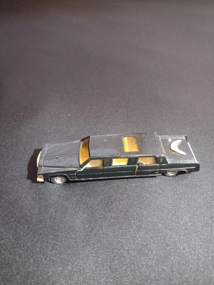 Limusina elástica Kintoy modelo diecast negra, techo corredizo retroceso funciona Foto 2 de 4