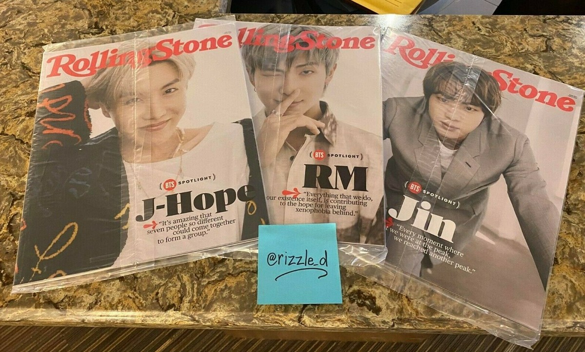 【未開封】　Rolling Stones マガジン　BTS コレクターセット NEW BTS Rolling Stone Collectors Limited Edition June 2021