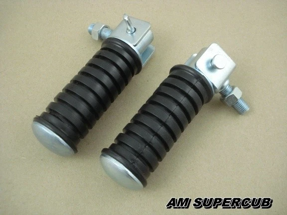 SUZUKI TC125 TC185 TS100 TS125 TS185  PILLION FOOT REST REAR  // A PAIR Foto 3 de 4