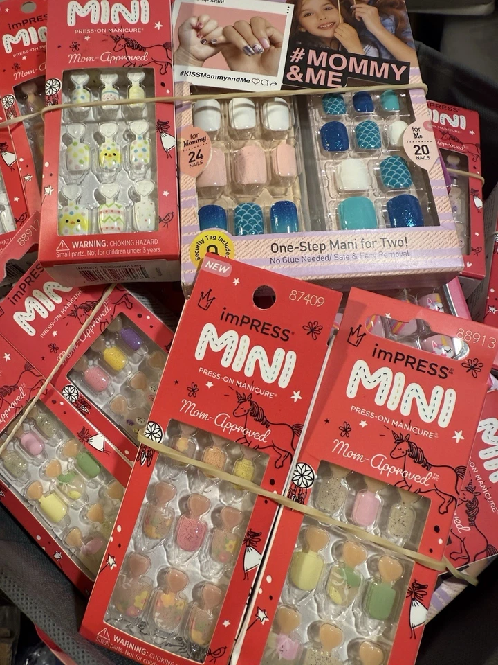 Uñas de beso, uñas prensadas, Broadway, Little Diva, Impress, rosa por beso,👀Mi página++ Foto 3 de 4