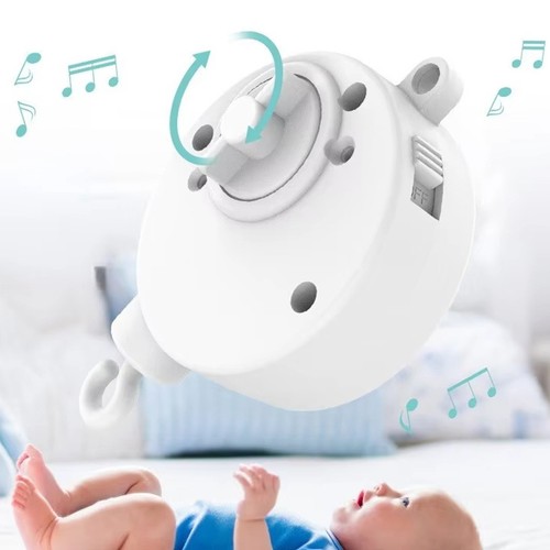 Baby Bed Bell Toy Holder White Rattles Bracket Mobile Crib Music Box Newborn - Bild 9 von 19
